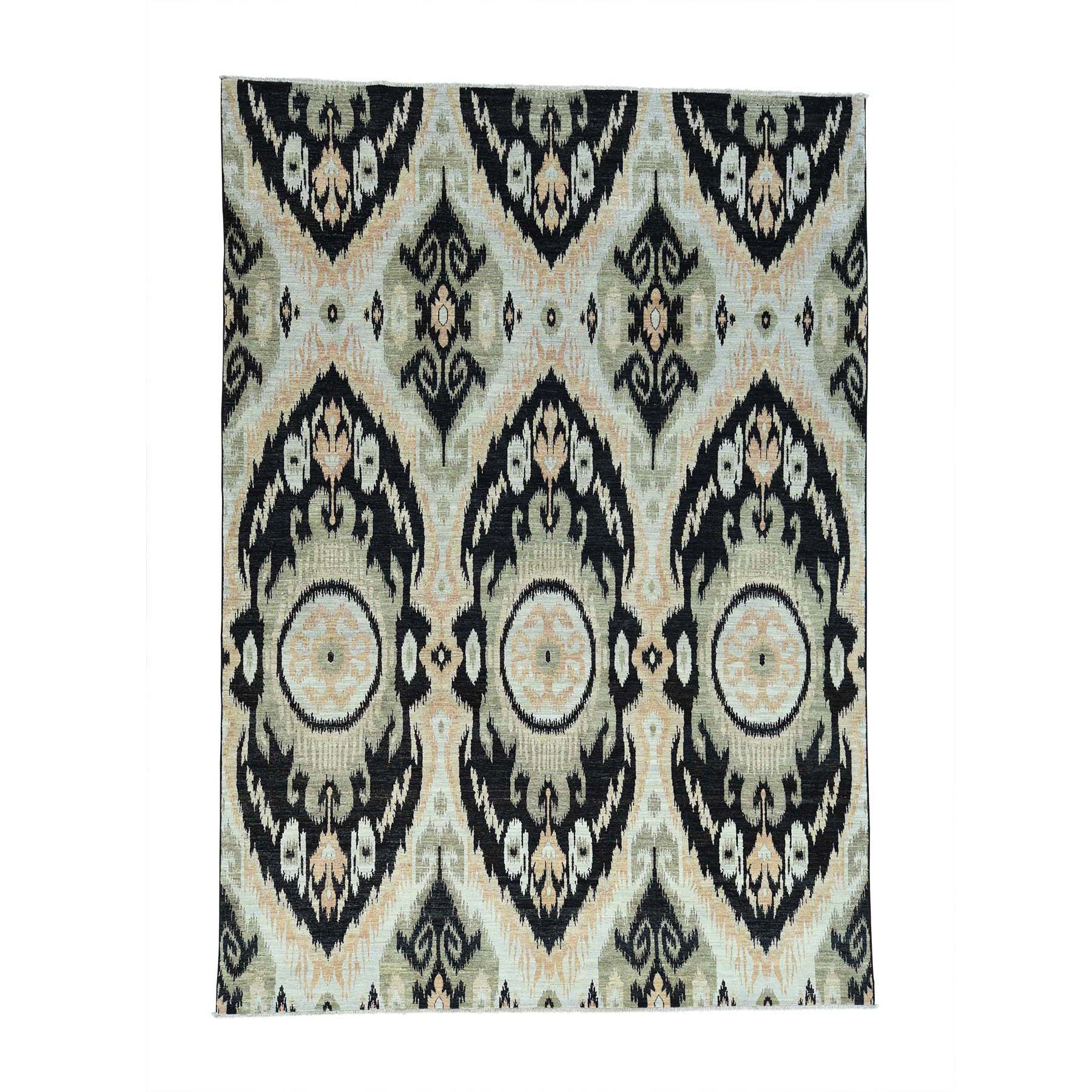 ikat and suzani design rugs LUV303993